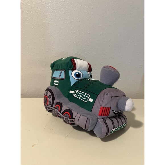 Hess Truck My Plush Choo Choo Lights and Sounds Green Musical Train 2022 Working - Picture 1 of 6